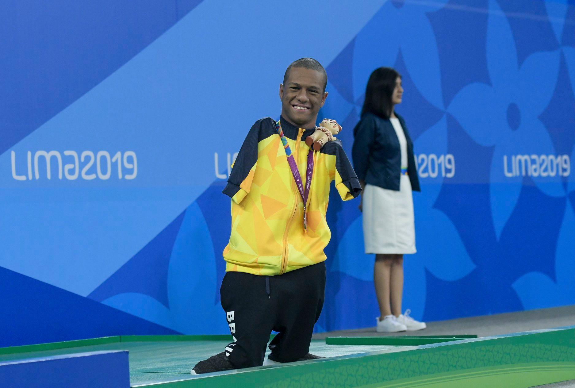 Gabriel Geraldo dos Santos nos Jogos Parapan-Americanos de 2019. Foto: Washington Alve/EXEMPLUS CPB